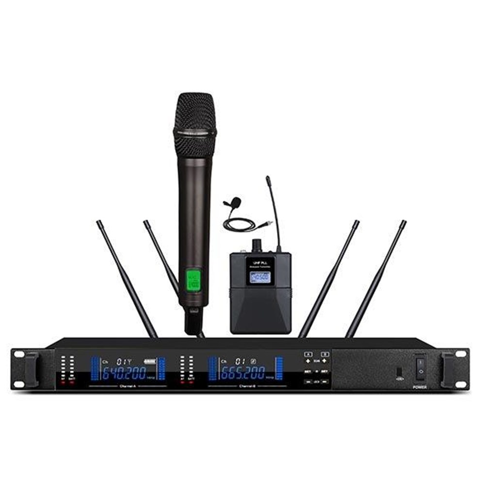 GOLD AUDİO PRO 2402 EY UHF - EL+EL MİKROFON