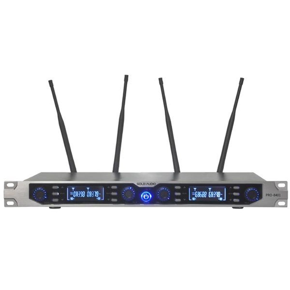 GOLD AUDIO PRO-8401 4 KANAL UHF TELSİZ MİKROFON