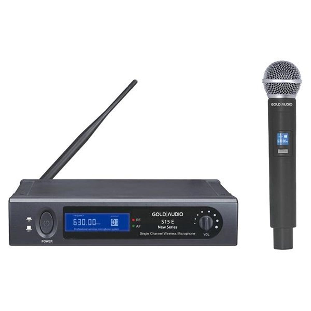 GOLD AUDIO S-51E TEK EL UHF TELSİZ MİKROFON