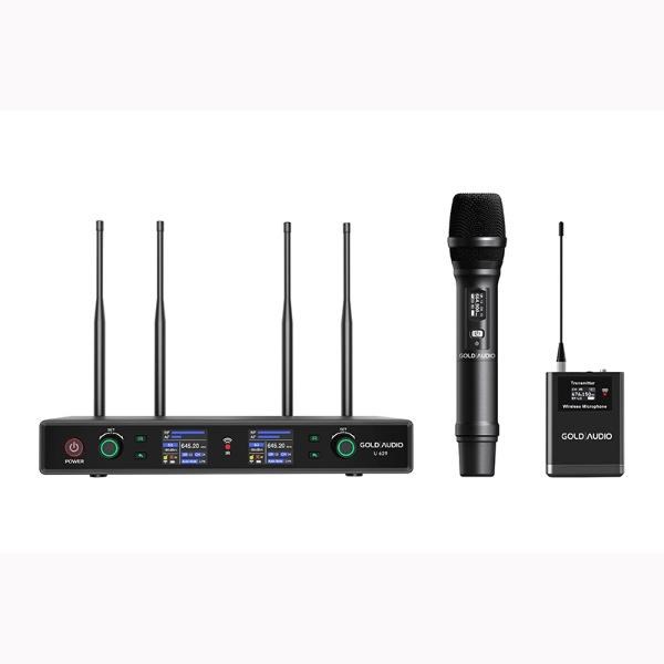 GOLD AUDİO U 629 EY TEK EL TEK YAKA UHF TELSİZ MİKROFON