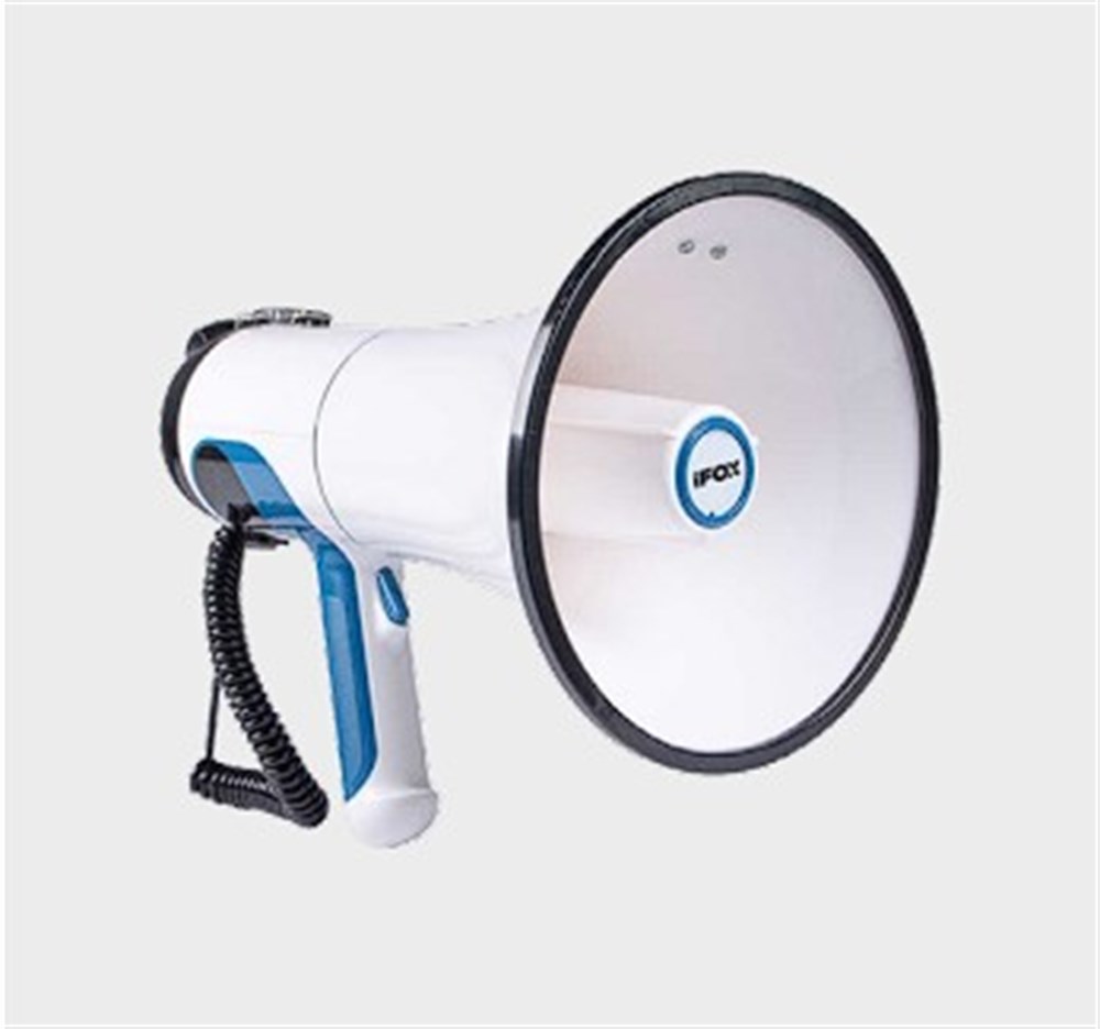 İFOX XF-100 100 WATT MİKE MİKROFONLU MEGAFON