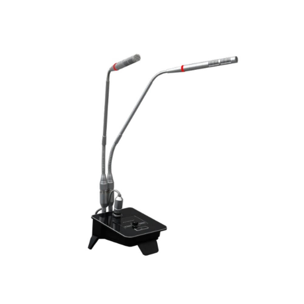 KLANGMEİSTER KGM-25 İKİLİ IŞIKLI SEHPALI MİKROFON - 2X45CM
