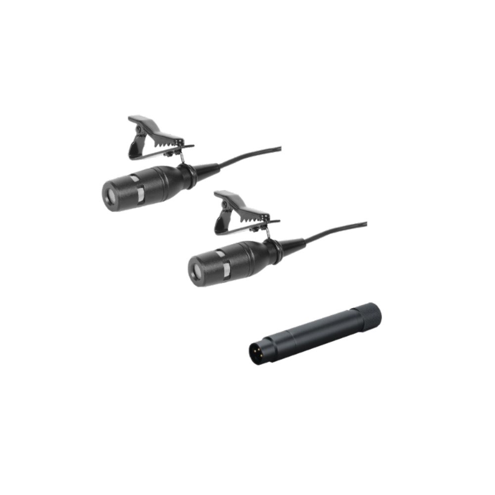 KLANGMEİSTER KL-D01C UNİ DİRECTİONAL KABLOLU ÇİFT YAKA MİKROFONU