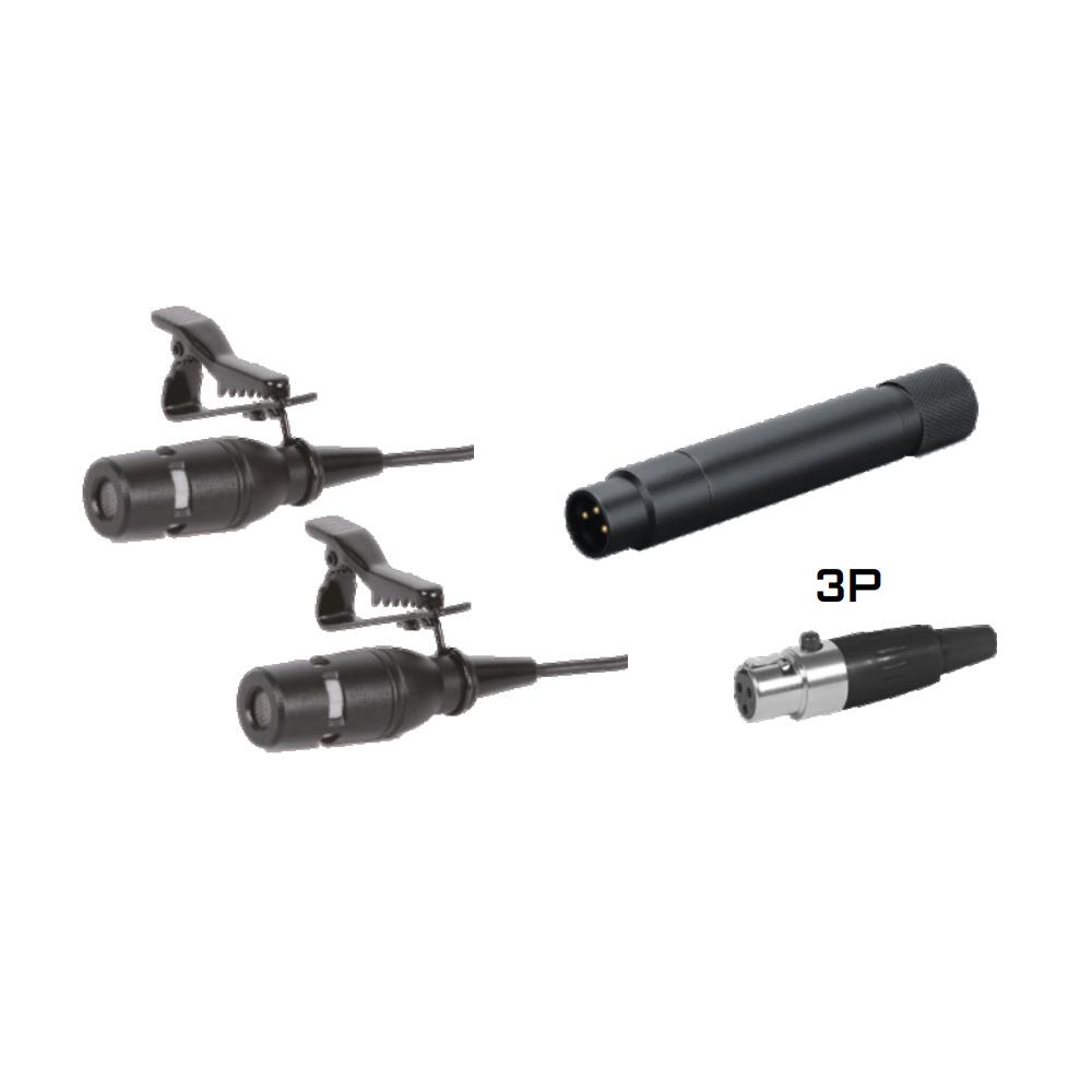 KLANGMEİSTER KL-D01C UNİ DİRECTİONAL KABLOLU ÇİFT YAKA MİKROFONU