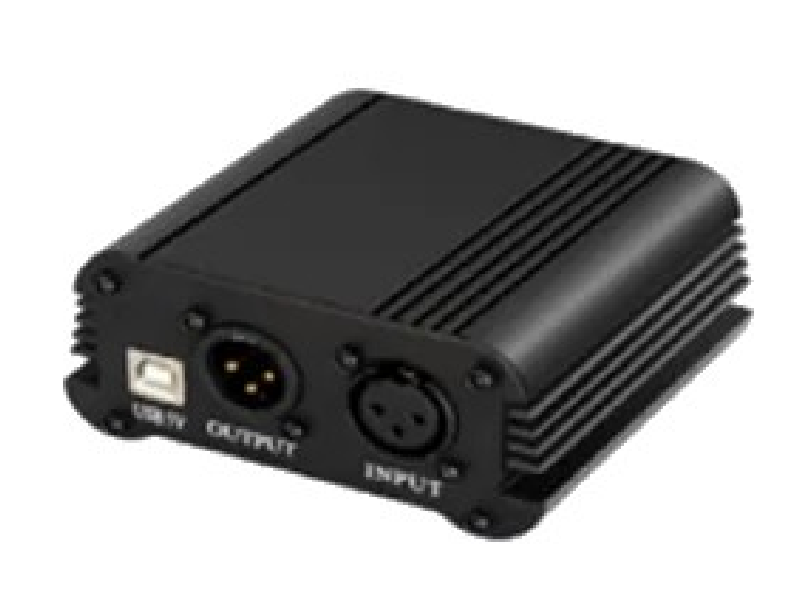 KLANGMEİSTER PPS-48V PHANTOM ADAPTÖR 3P XLR DİŞİ - 3P XLR ERKEK