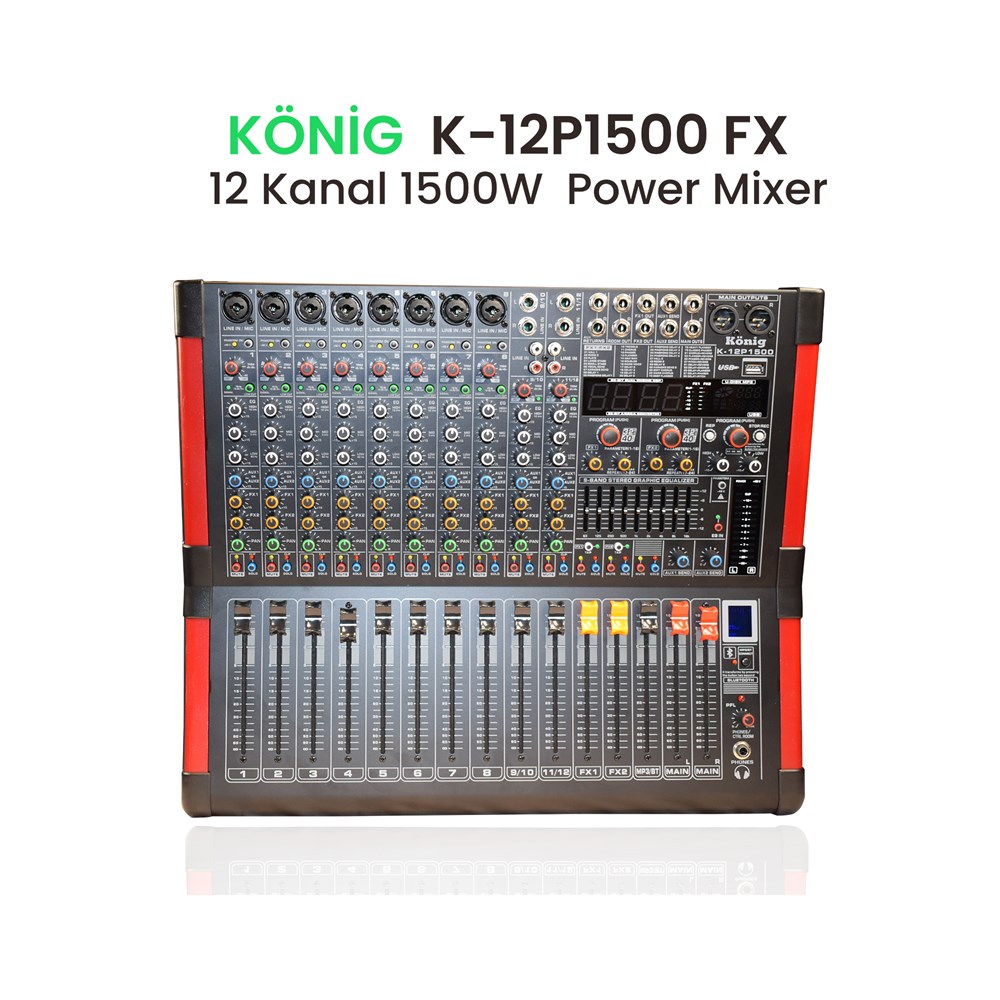 KONİG K12 P1500 FX POWER MIKSER