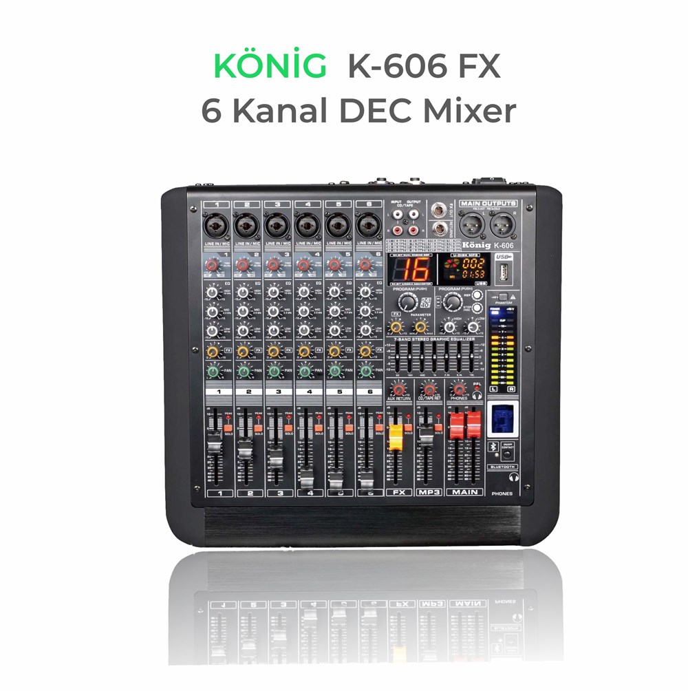 KONİG K606 FX DECK MIKSER