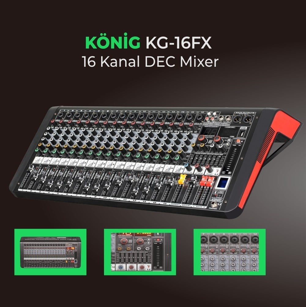 KONİG KG 16FX DECK MIKSER