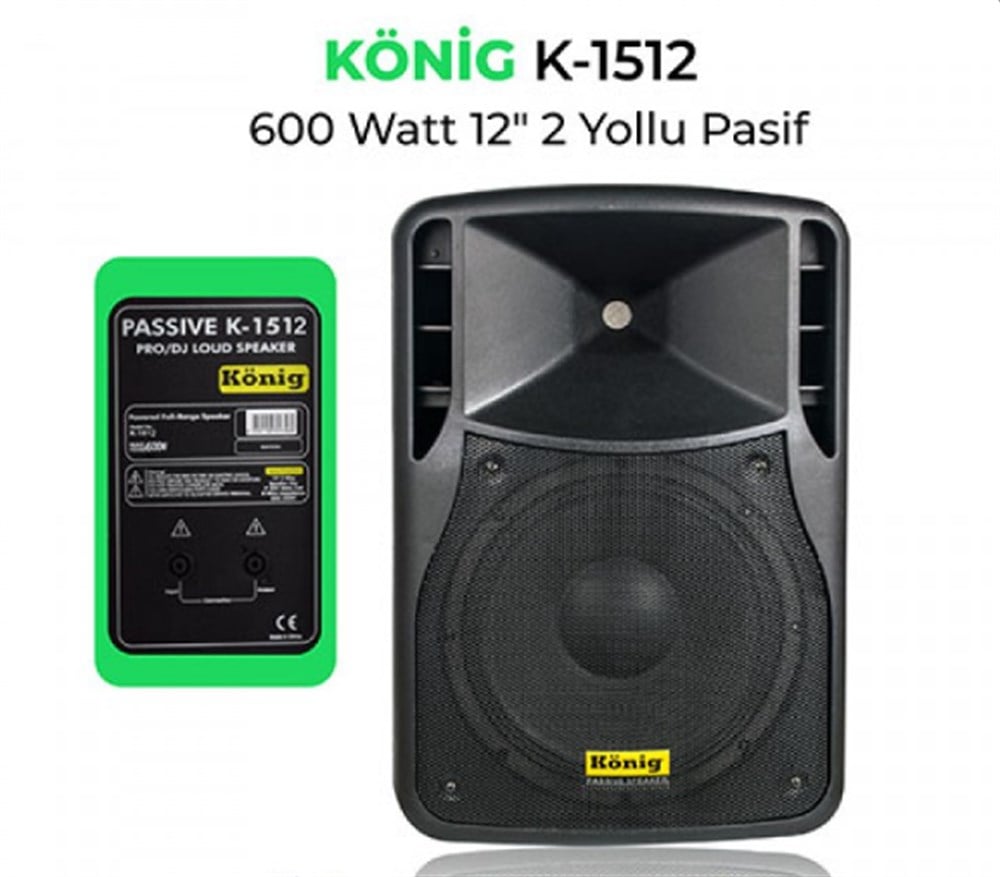 KÖNİG KK-1412 500 WATT PASİF HOPARLÖR