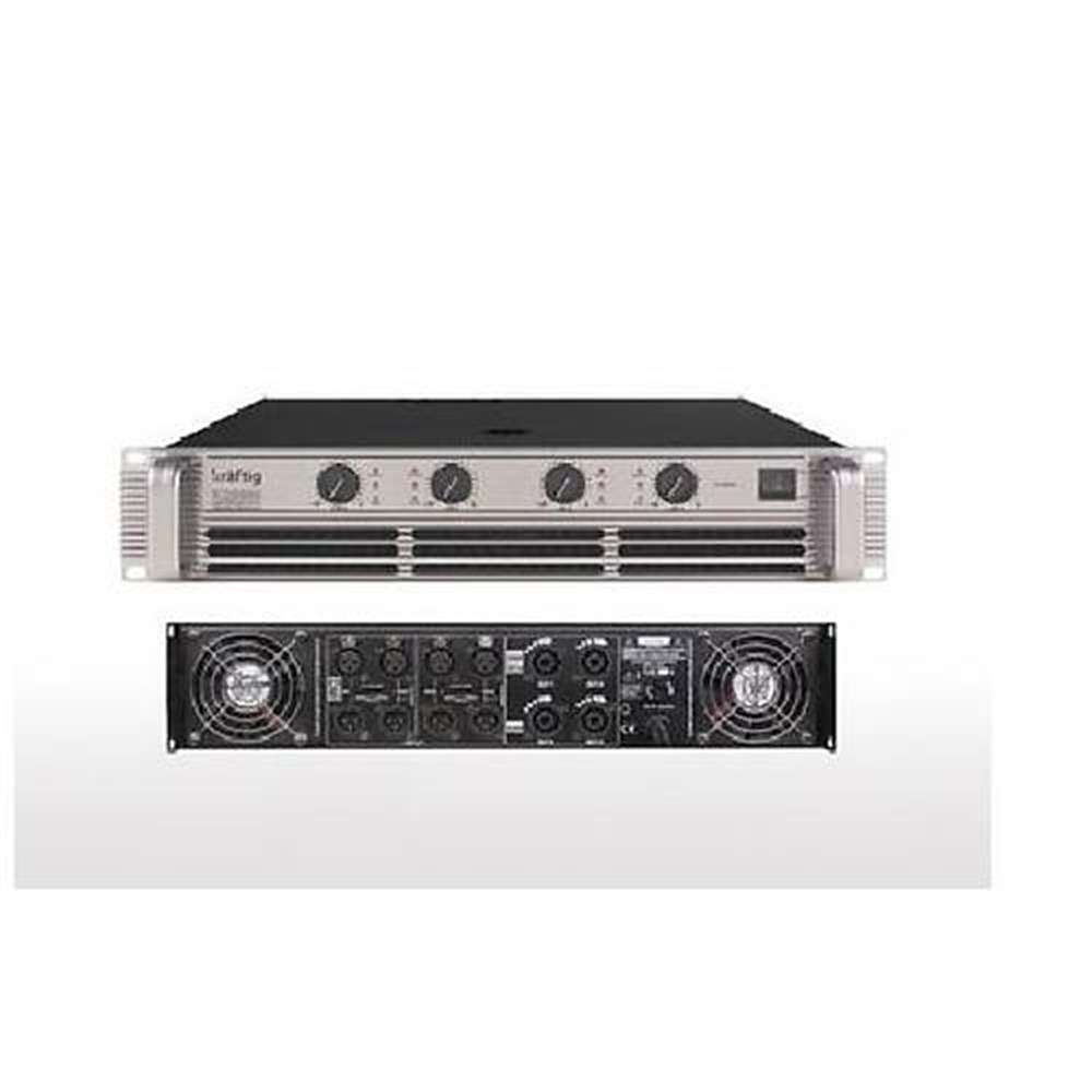 KRAFTIG KQ-4000 4x750W-2Ω/4x525W-4Ω/4x350W-8Ω POWER ANFI 