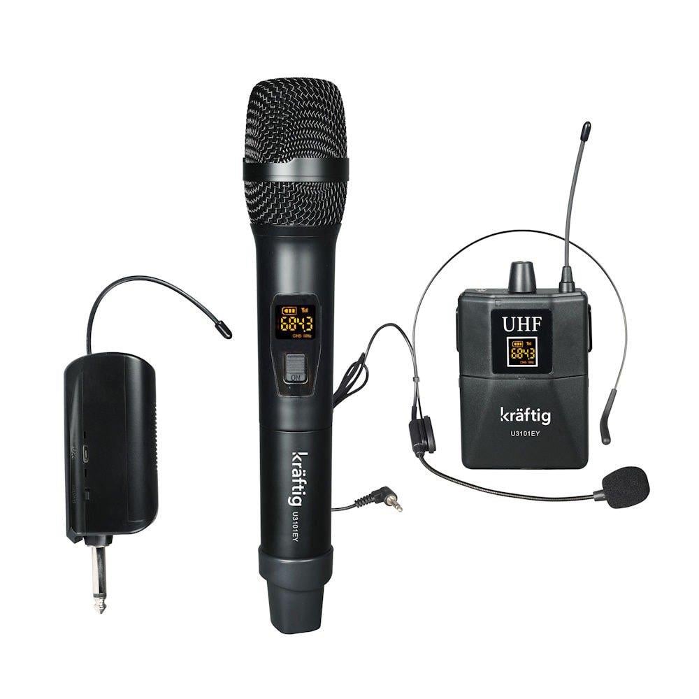 KRAFTİG U3101EY TEK YAKA TEK EL UHF WİRELESS MİKROFON
