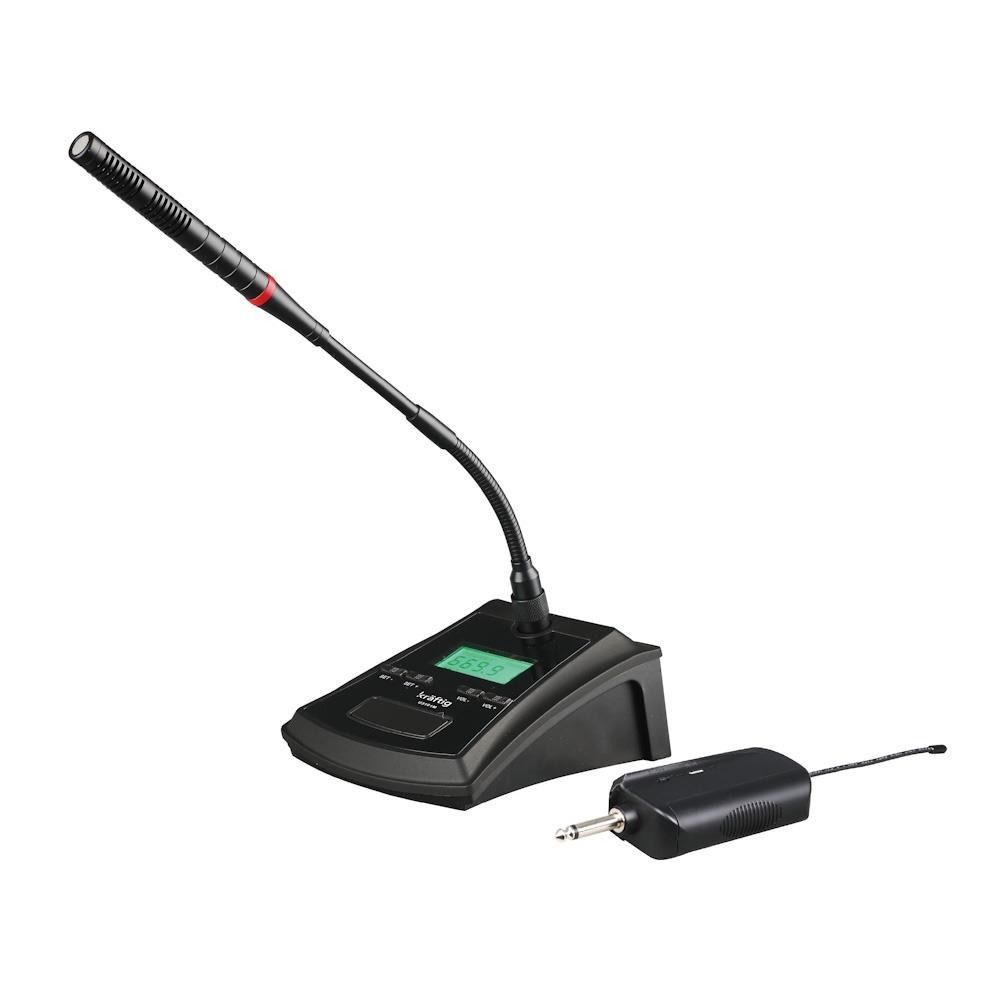 KRAFTİG U3101M TEK MASAÜSTÜ UHF WİRELESS MİKROFON