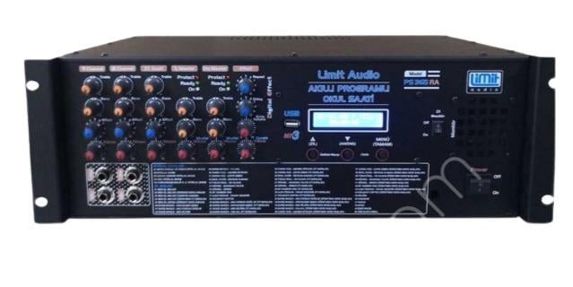 LİMİT AUDİO PE-365 RA-M250 250 WATT ANFİLİ PROGRAMLI EZAN SAATİ