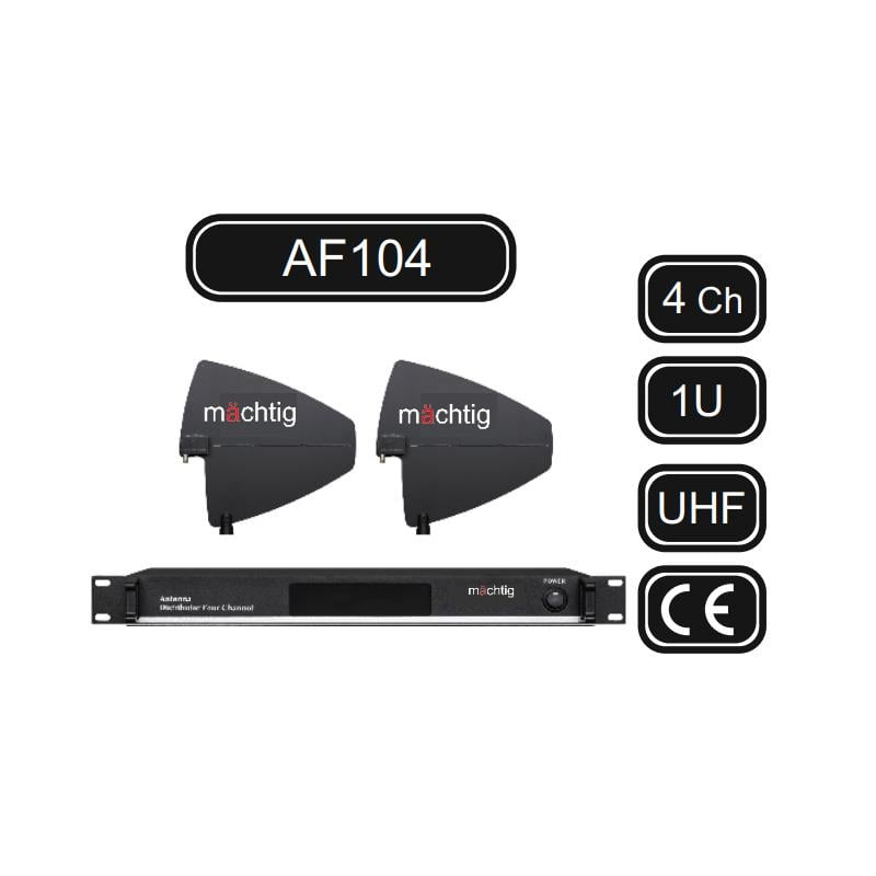 MACHTIG AF104 4 KANAL UHF ANTEN DAĞITIM ÜNİTESİ