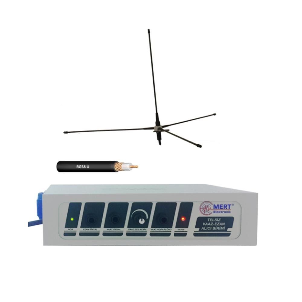 MERT ELEKTRONİK MRT4100 EZAN VE VAAZ ALICISI