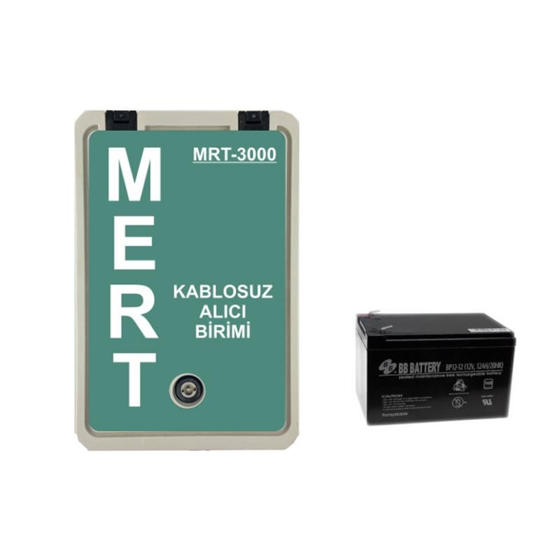 MERT MRT3000A 12A AKÜLÜ 80W PPL KONTROLLÜ UHF KABLOSUZ ANONS ALICISI