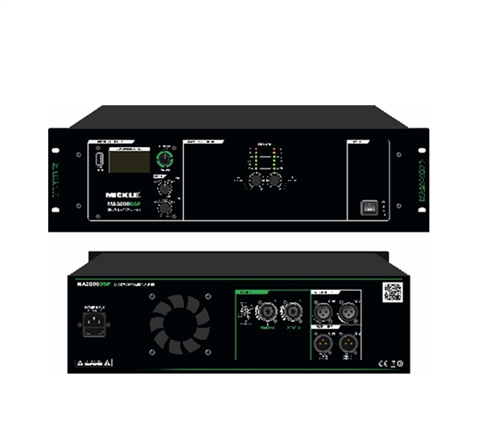 MICKLE MA2000DSP CLASS-D 2x1000W-4Ω POWER AMPLIFIER