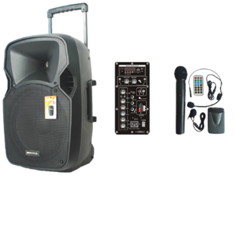 MİCKLE MP1215 150W 30CM TAŞINABİLİR PORTATİF ANFİ