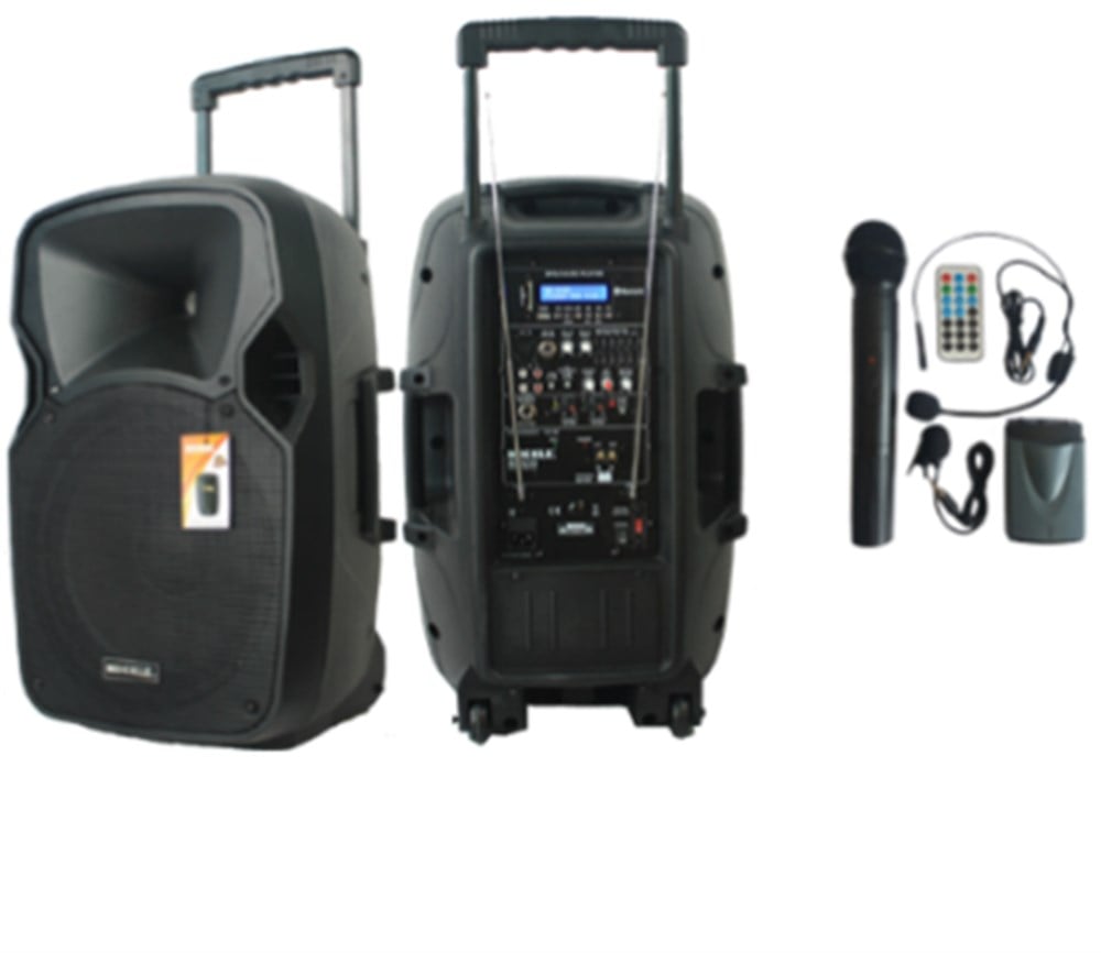 MİCKLE MP1230 30 CM 300W TAŞINABİLİR PORTATİF ANFİ