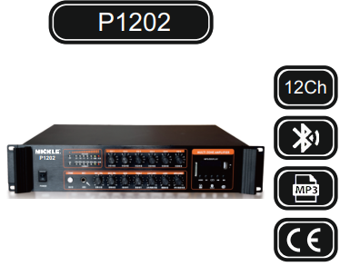MİCKLE P1202 12 KANAL PREAMPLİFİER
