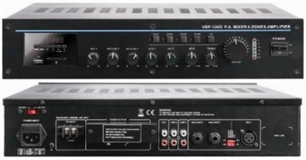 MİCKLE VAP-120D 240 WATT HAT TRAFOLU MİKSER ANFİ