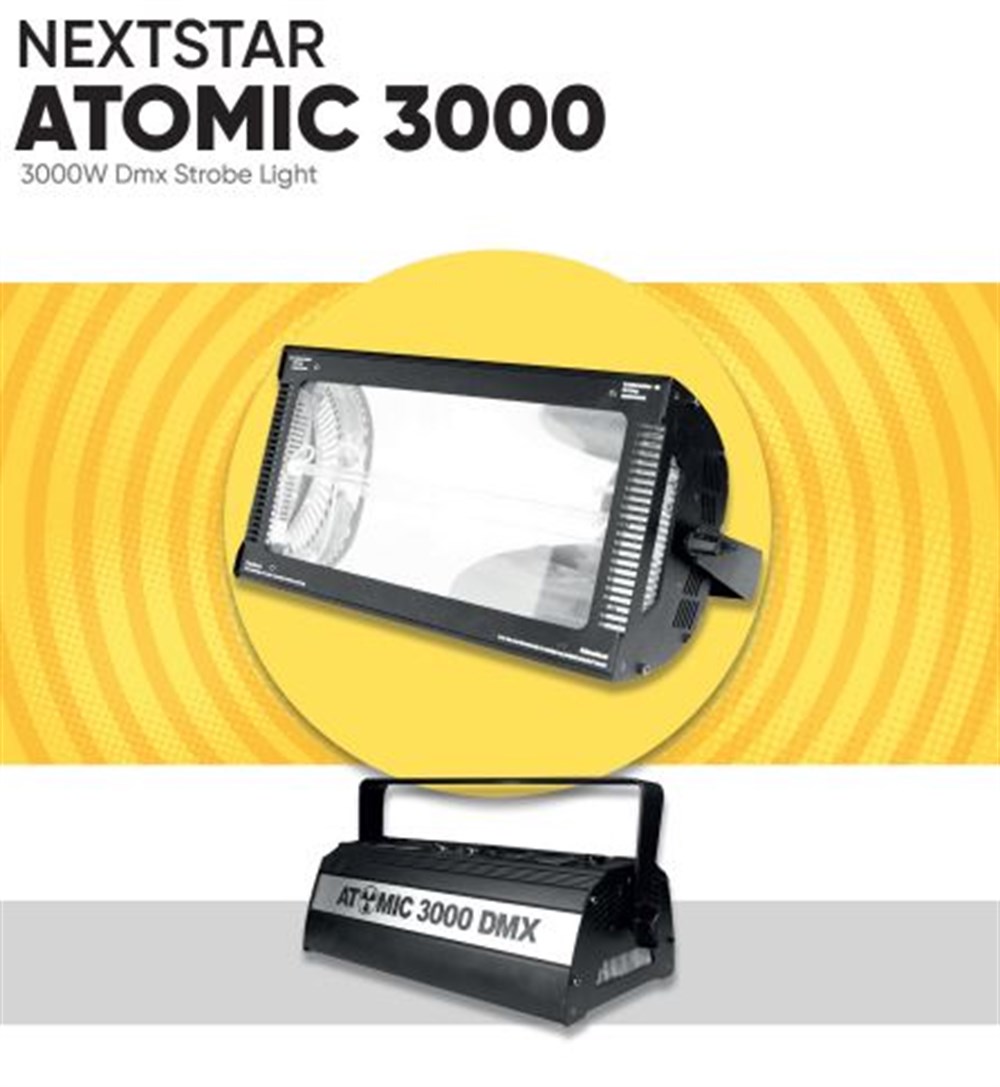 NEXTSTAR ATOMİC 3000 WATT DMX STROBE ÇAKAR IŞIK