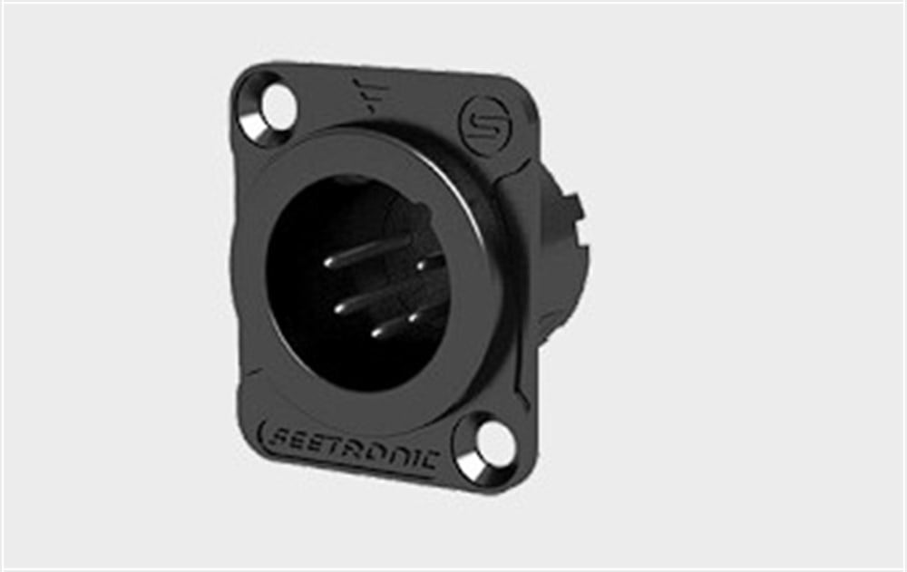 SEETRONIC MJ5F2C-B XLR 5 PİN ERKEK ŞASE 10 LU HAZIR PAKET 