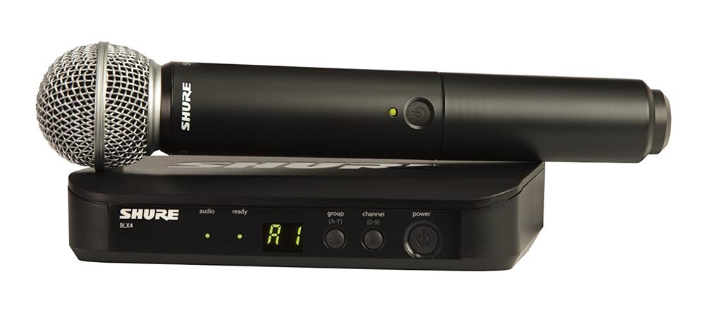SHURE BLX24/SM-58 TEK EL TELSİZ MİKROFON