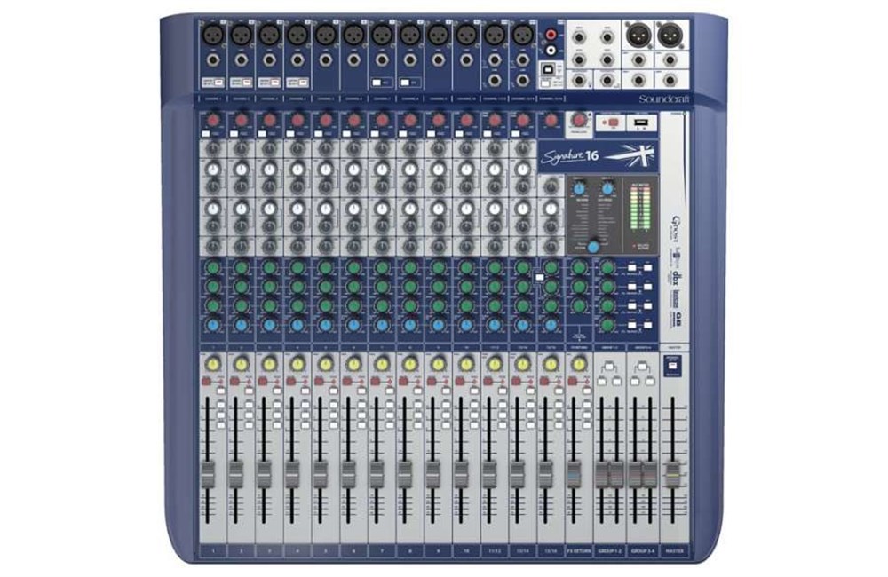 SOUNDCRAFT SIGNATURE 16 KANALLI EFEKTLİ DECK MİKSER