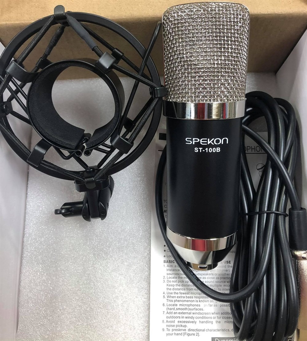 SPEKON ST-100B CONDENSER STÜDYO KAYIT MİKROFONU