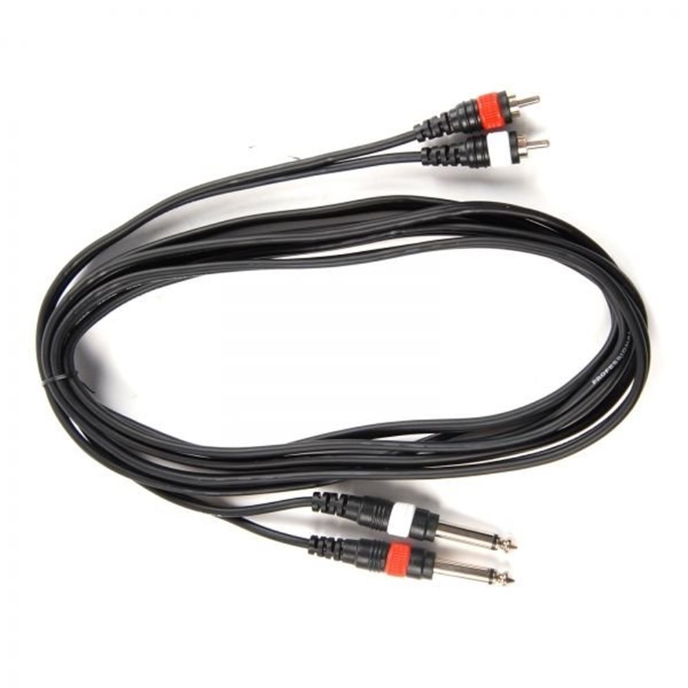 STI CD-8100-3MT 3M 2XRCA DAN 2X6.3 GİTAR JAKA KABLO