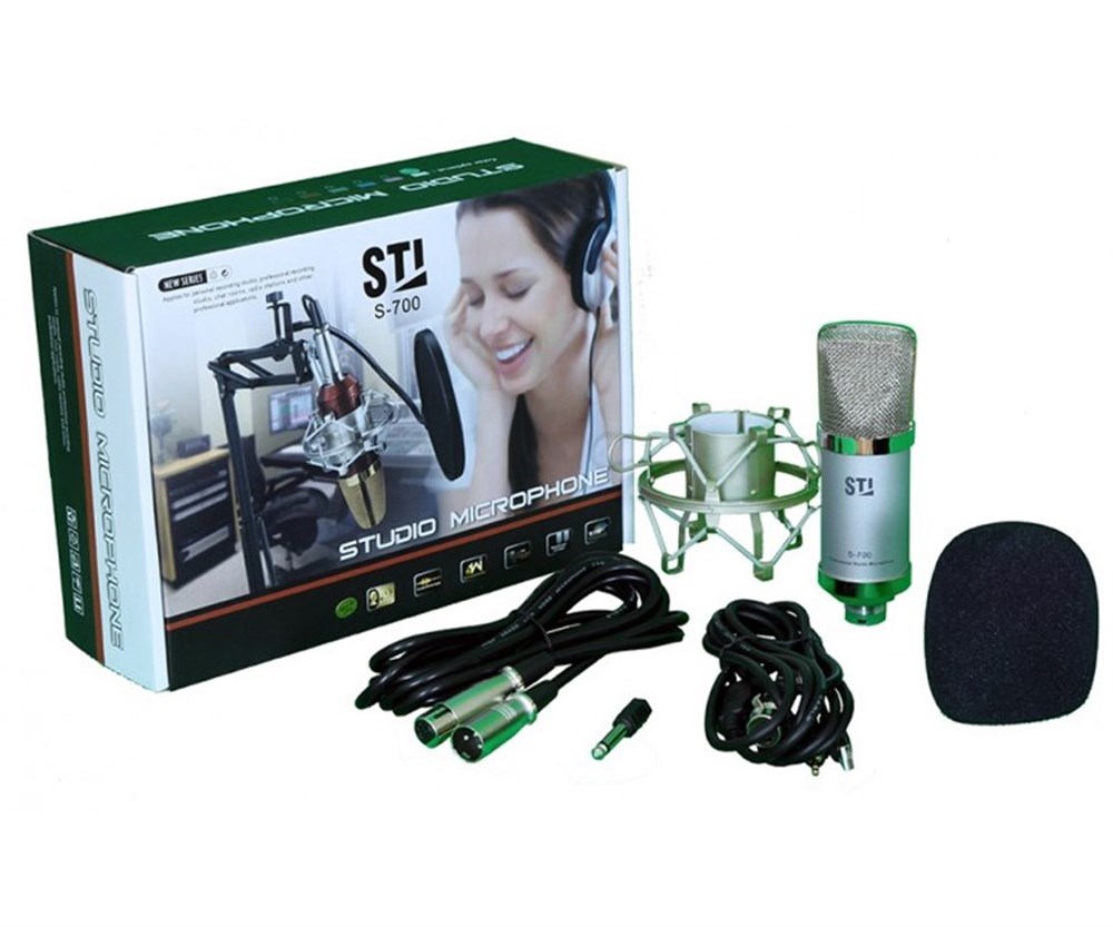 STI S-700 STUDYO CONDENSER KARDOİD KAYIT MİKROFON SETİ