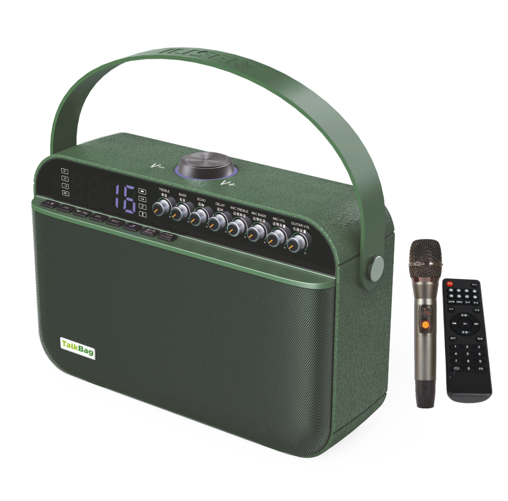 TALKBAG TB-100B 120 WATT UHF EL TELSİZ MİKROFONLU TAŞINABİLİR HOPARLOR
