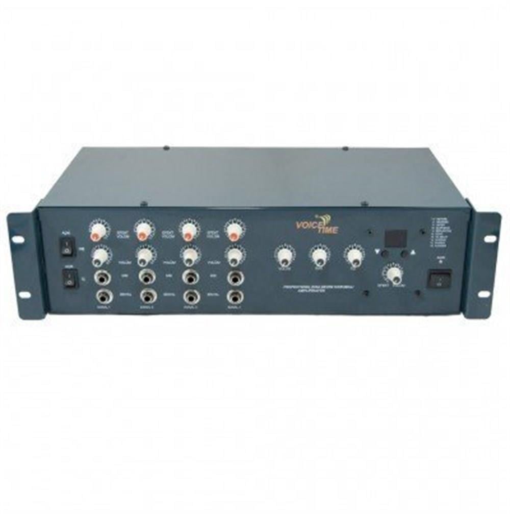 VOİCE TİME VT 150 EF 150 Watt 4 KANALLI HAT TRAFOSUZ ANFİ MİKSER