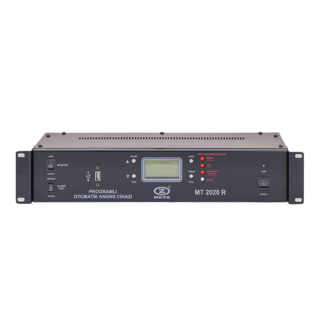 WEST SOUND MT 2020 PROGRAMLI OTOMATİK ANONS CİHAZI