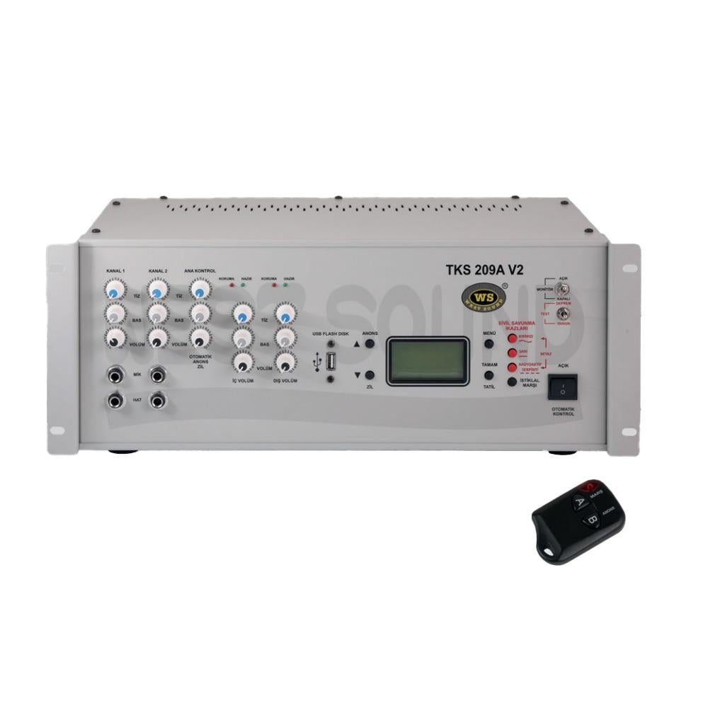 WEST SOUND TKS 209 A V2 USB GİRİŞLİ AKILLI OKUL SAATİ