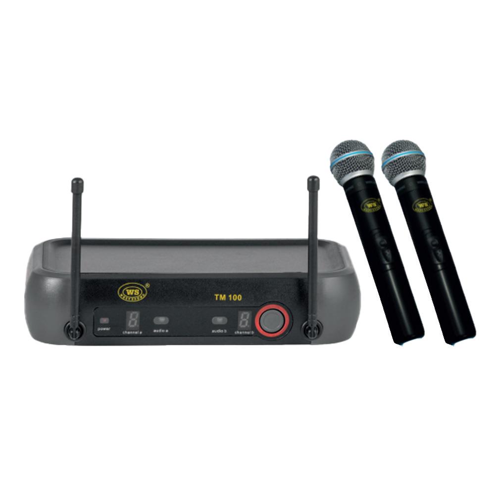 WEST SOUND TM 100 EE ÇİFT EL UHF ÇİFT ANTEN TELSİZ MİKROFON