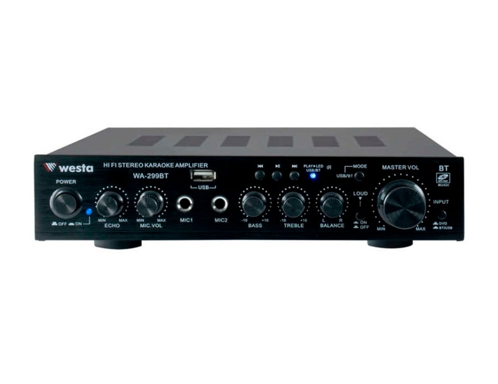 WESTA WA-299BT STEREO ANFİ 2X40 WATT