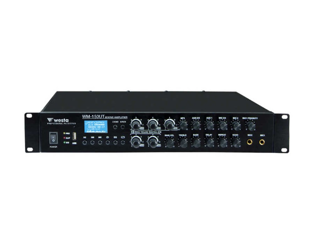 WESTA WM-150UT 150 WATT TRAFOLU 5 BÖLGE MİKSER AMFİ
