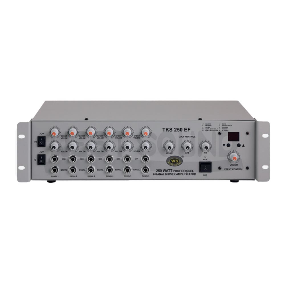 WESTSOUND TKS 250 EF MİKSERLİ AMFİ