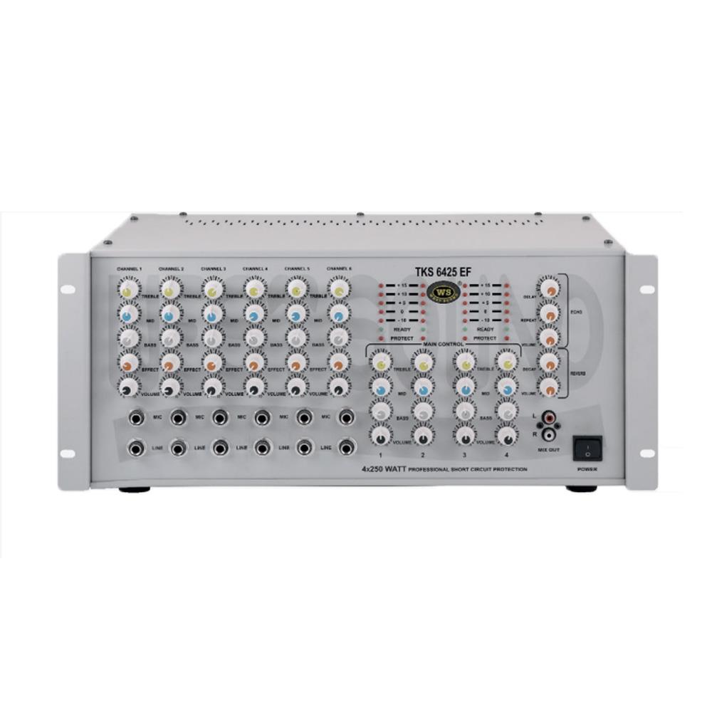 WESTSOUND TKS 6425 EF QUADRO MİKSERLİ AMFİ