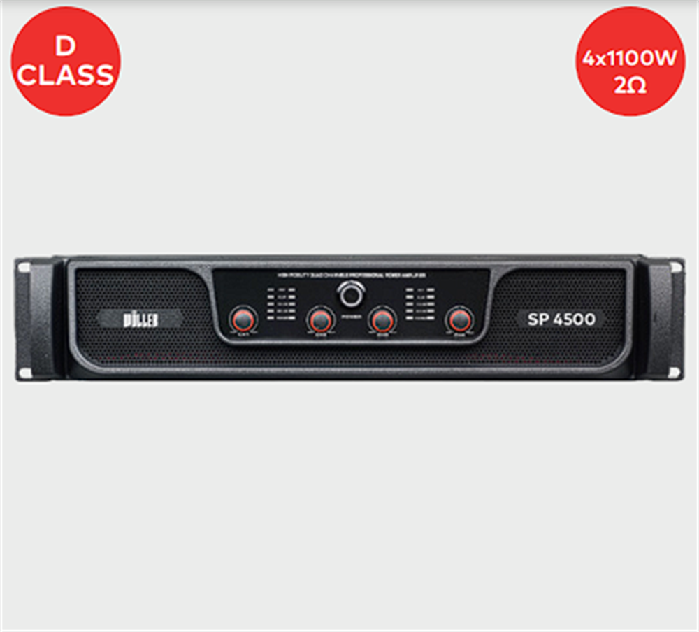 WÖLLER SP4500 4x1100 WATT POWER AMFİ