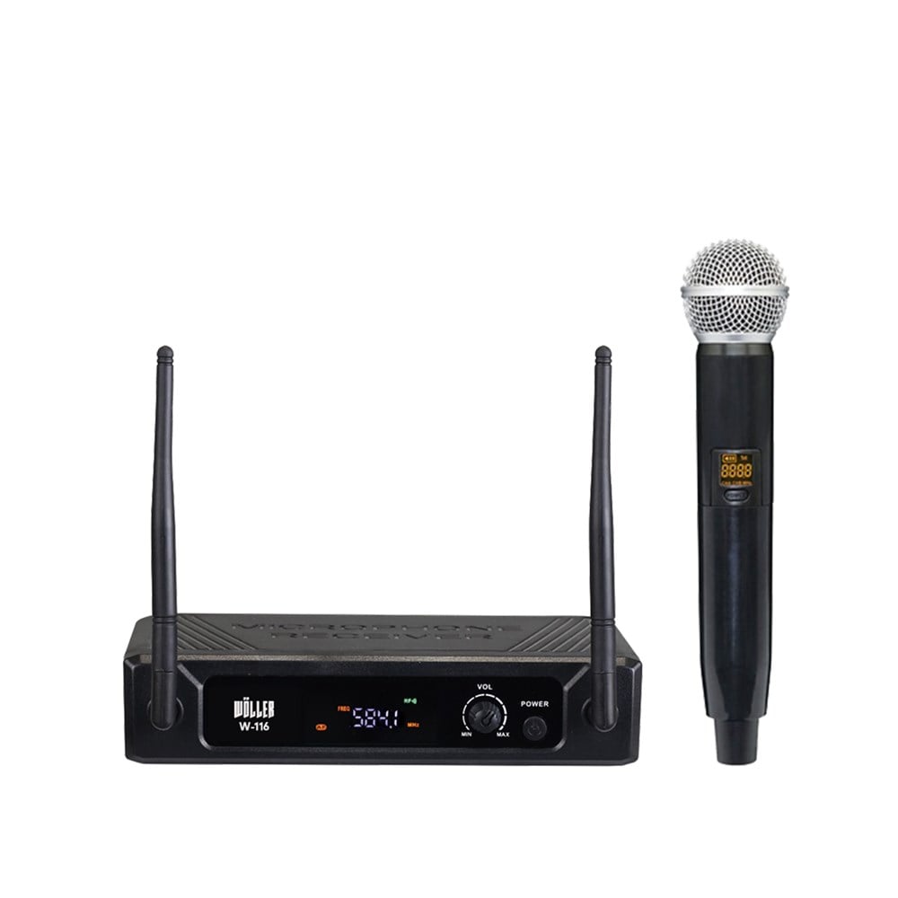 WÖLLER W-116E UHF TEK KANAL KABLOSUZ MİKROFON