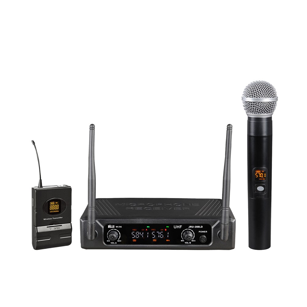 WÖLLER W-216EY UHF
TEK KANAL KABLOSUZ MİKROFON