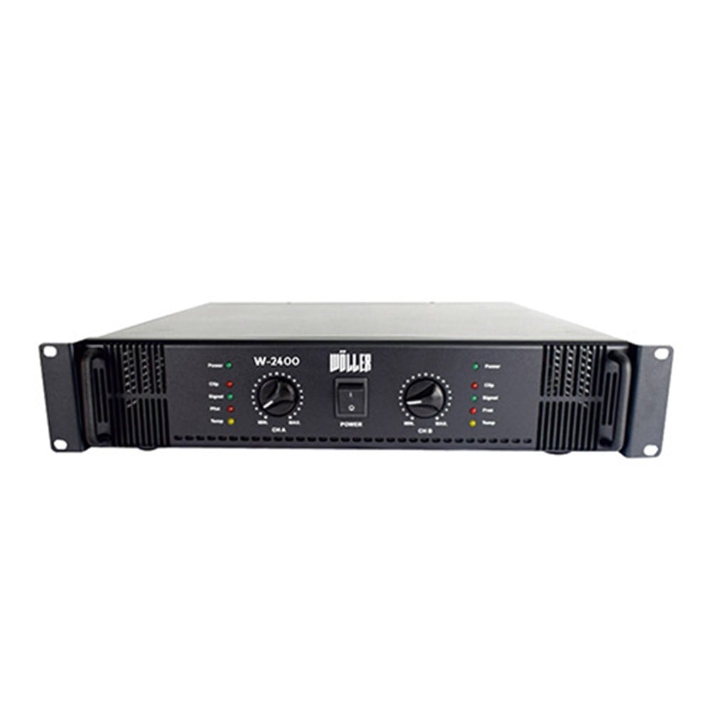 WÖLLER W-2700 2 KANAL 100V HAT TRAFOLU AMPLİFİKATÖRLER