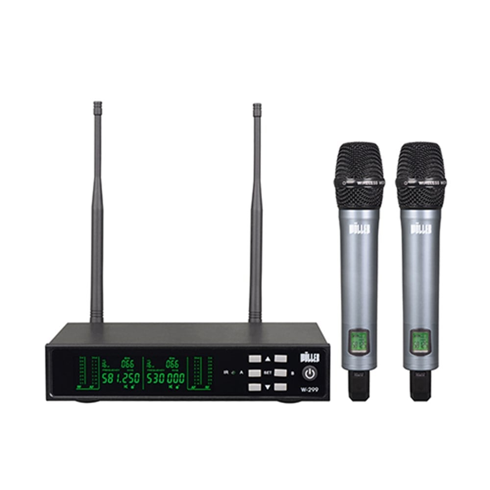 WÖLLER W-299EE UHFÇİFT KANAL KABLOSUZ MİKROFON SETİ