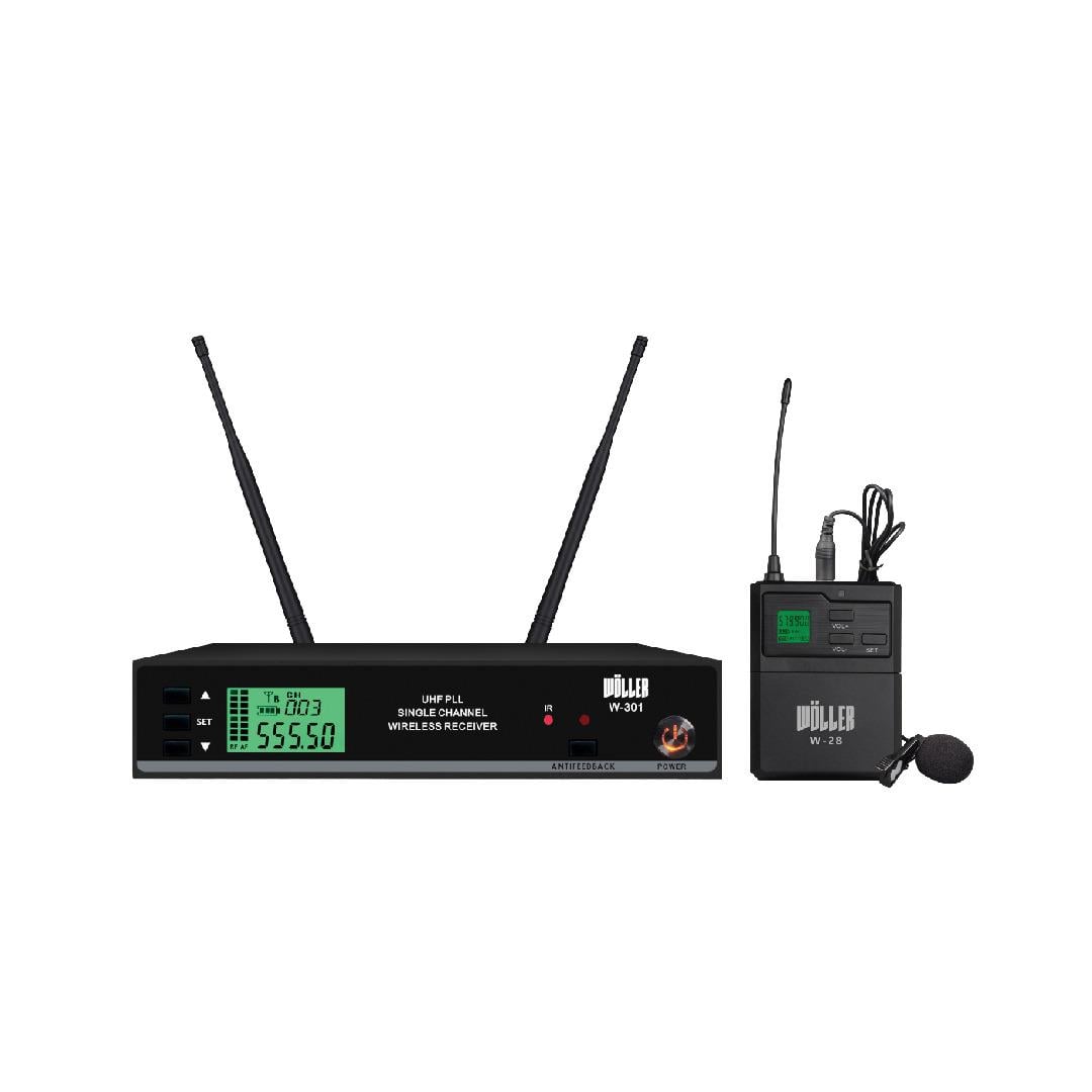 WÖLLER W-301Y TEK YAKA DİGİTAL TELSİZ MİKROFON (ANTİ FEEDBACK TEKNOLOJİ)