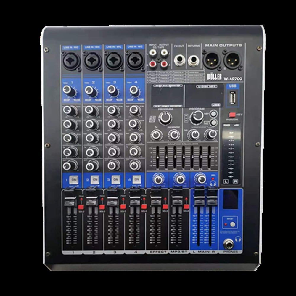 WÖLLER W-4R700 4 KANALLI POWER MİKSER