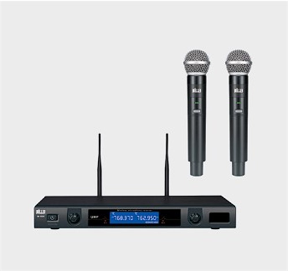 WÖLLER W-930EE UHF ÇİFT KANAL LED EKRAN KABLOSUZ MİKROFON
