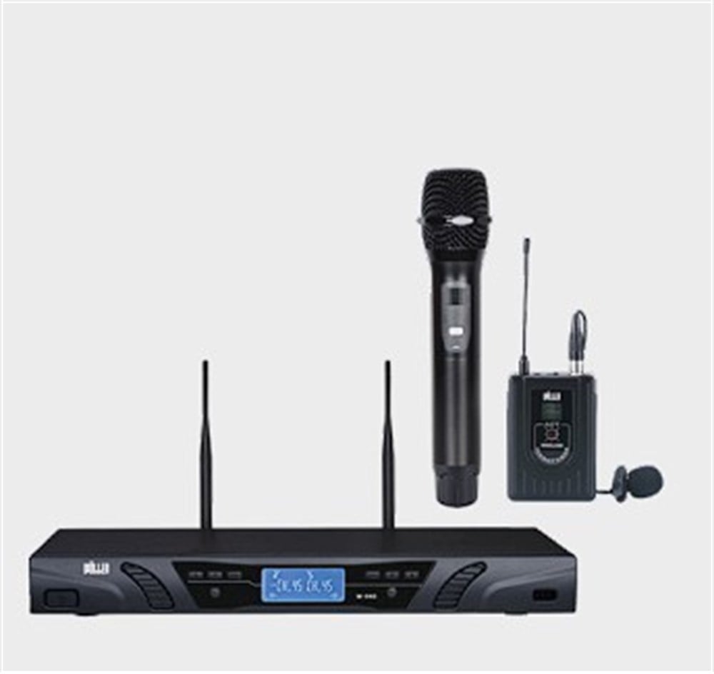 WÖLLER W-940EY UHF ÇİFT KANAL LED EKRAN KABLOSUZ MİKROFON